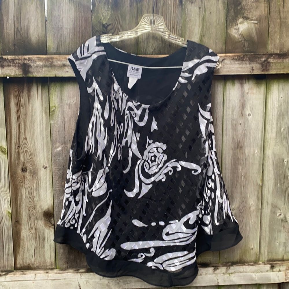 R&M Richards evening tank top sz. 34 W